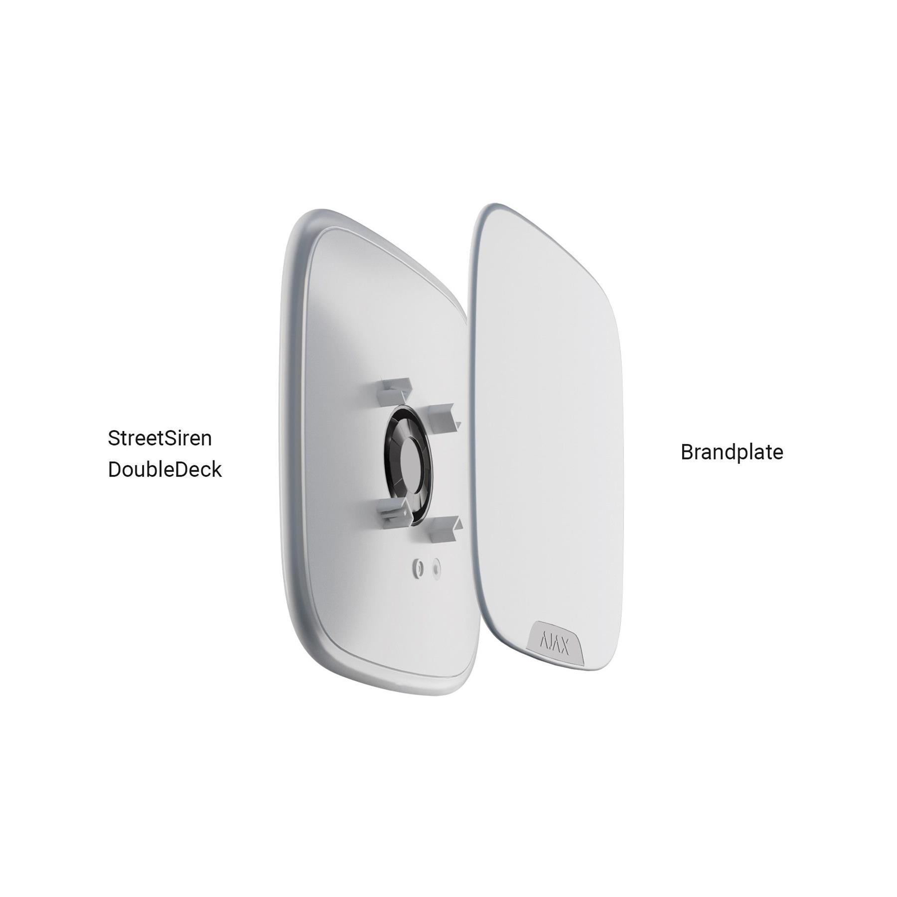 AJAX 39279 - SS DD Cover Plate - White