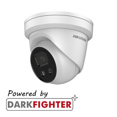 Hikvision DS-2CD2366G2-IU(2.8MM)(C) AcuSense 6MP fixed lens Darkfighter turret camera with IR & built in mic