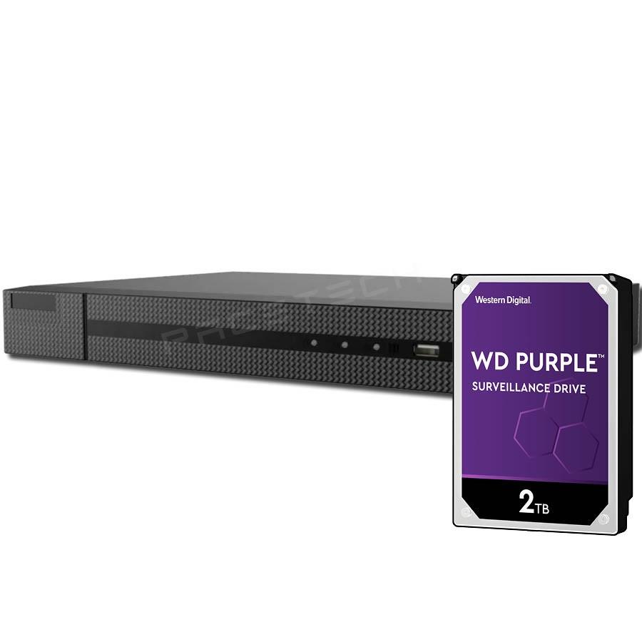 HiLook by Hikvision DVR-214U-K1 4 Ch 8MP 5MP 5-IN 1Hybrid CCTV DVR Recorder-2 TB