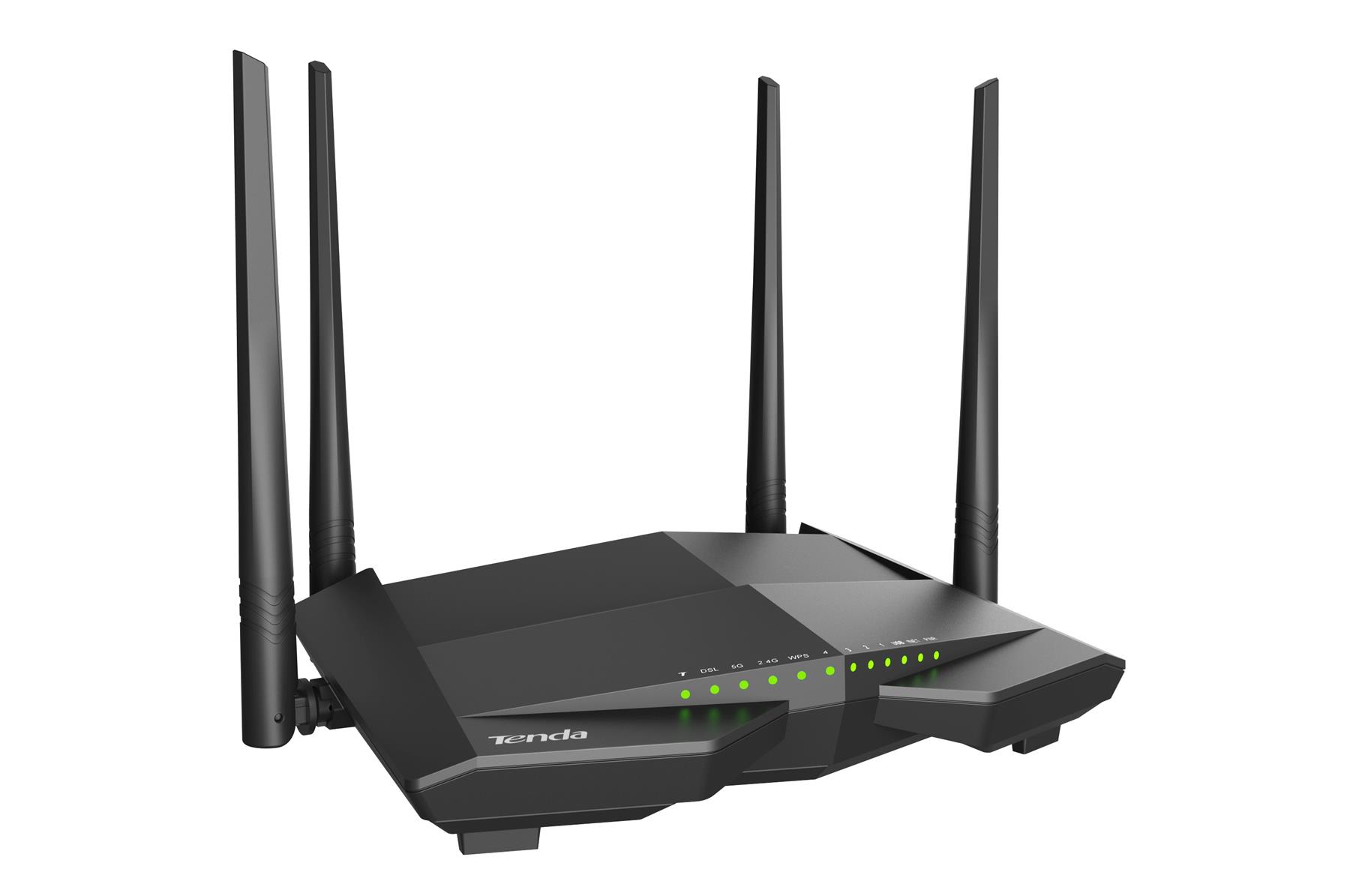 Tenda V12 AC1200 Dual-Band Wi-Fi VDSL ADSL Modem Router -UK