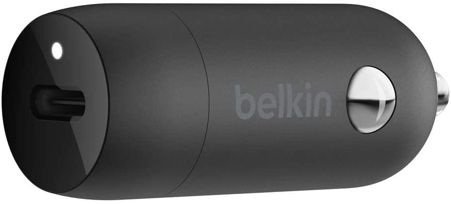 Belkin Boost Charge USB-C Car Charger 18 W Fast Charger for iPhone Samsung LG Sony Huawei