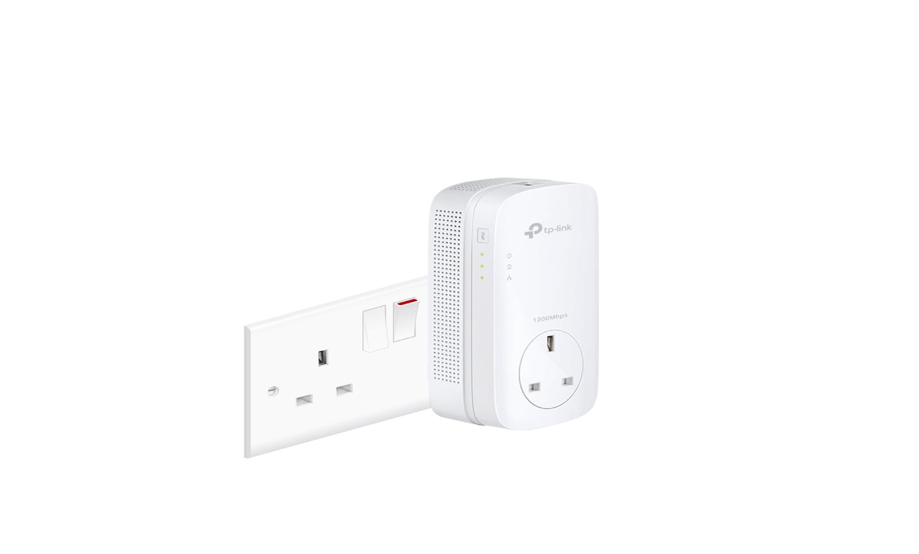 TP-Link AV1300 Gigabit Passthrough Powerline Gaming Plug 1300Mbps TL-PA8010P X 1 Manufacturer Refurbished