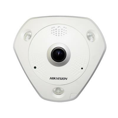 Hikvision DS-2CD6365G0-IVS(1.27mm) 6MP IR fisheye network camera with audio/alarm