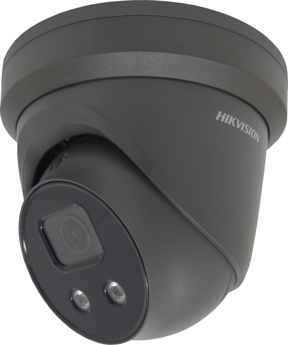 Hikvision AcuSense 8MP fixed lens Darkfighter turret camera with IR & built in mic - White