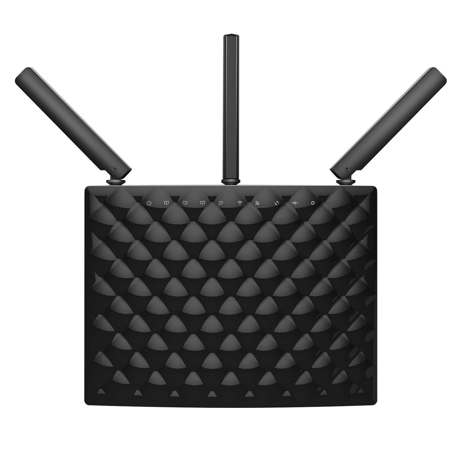 Tenda AC15 wireless router Dual-band (2.4 GHz / 5 GHz) Gigabit Ethernet Black