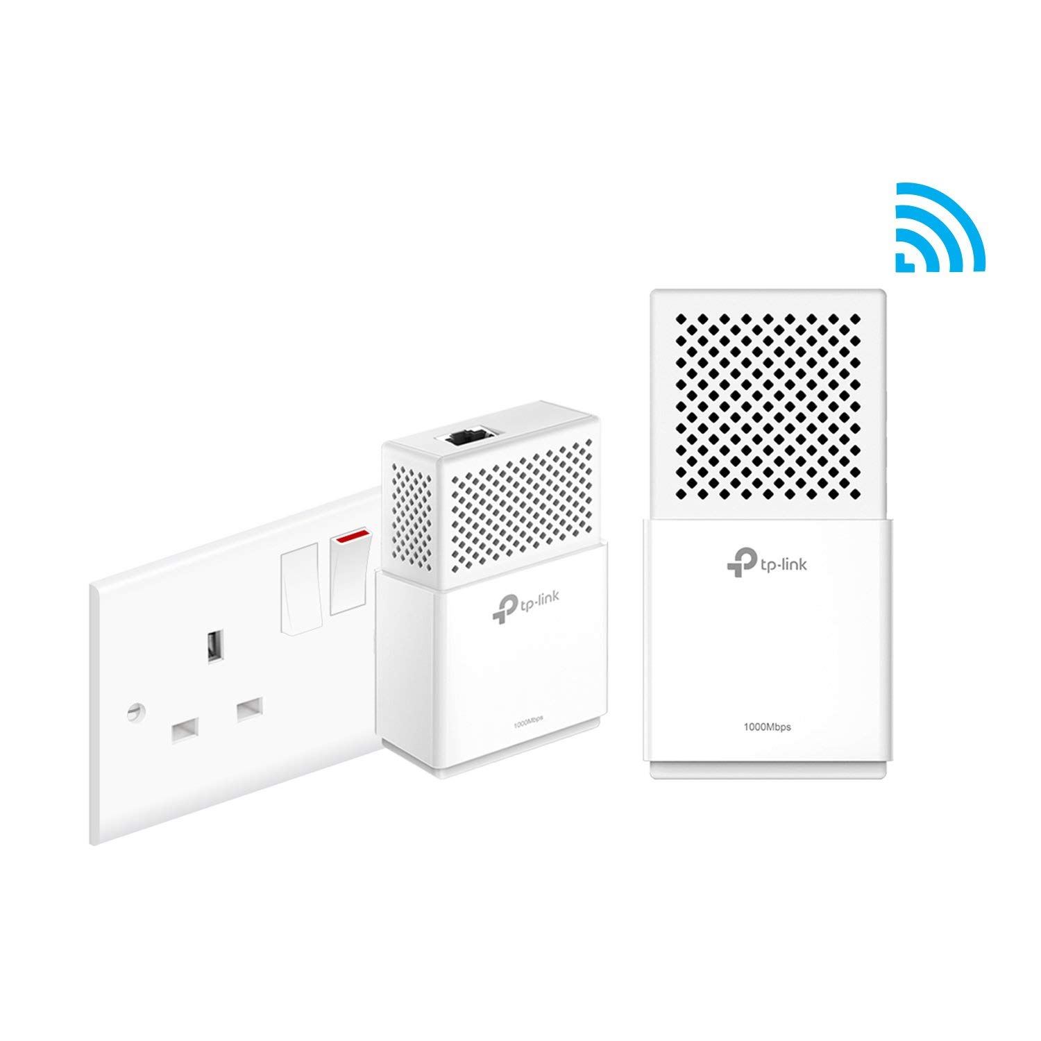 TP-Link TL-WPA7510 KIT AV1000 Gigabit Powerline AC750 Wi-Fi Booster Extender UK Manufacturer Refurbished