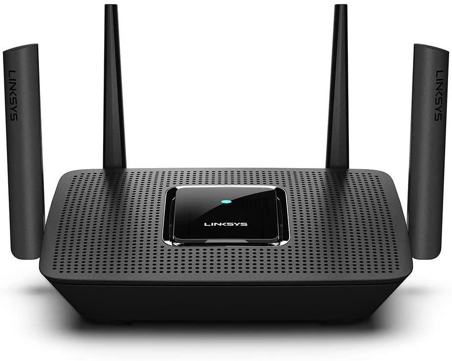 Linksys MR8300-UK AC2200 Tri-Band Mesh WiFi Router 4 Gigabit Port Black