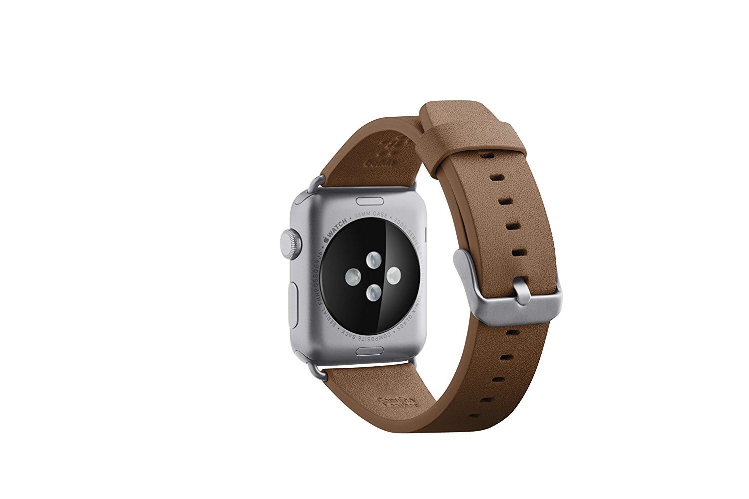 Belkin F8W731BTC Classic Brown Leather Band for Apple Watch (38mm)