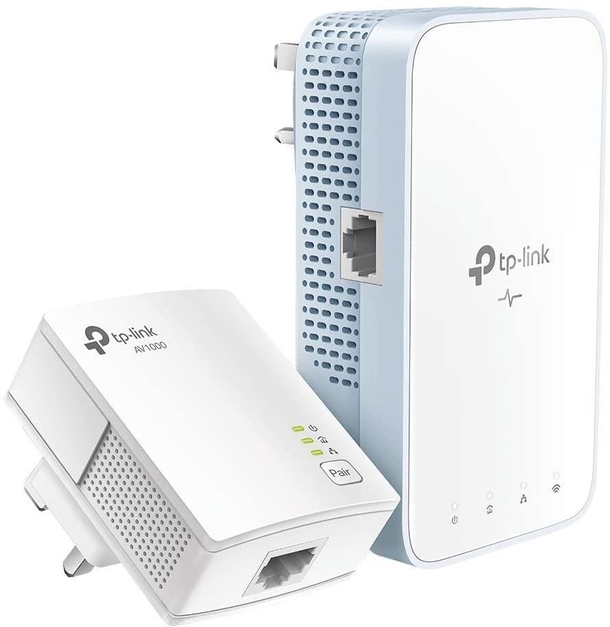 TP-Link TL-WPA7517 KIT AV1000 Gigabit Powerline AC Wi-Fi Extender Kit Refurbished