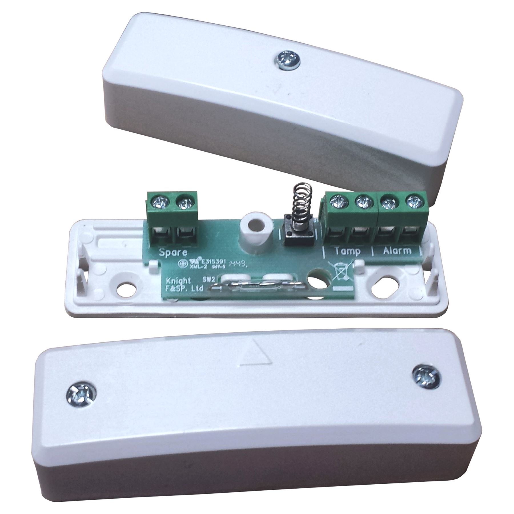 6T Burglar Alarm Surface 6 Terminal Single Reed Door / Windows Tamper Contact
