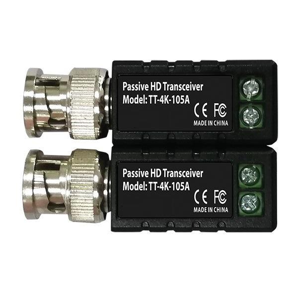 OYN-X TT-4K-105A Single Channel Passive Video HD AHD CVI 4K Balun Twin Pack
