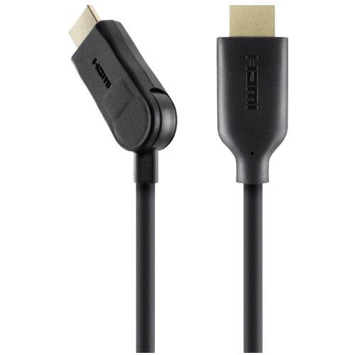 elkin 2m HDMI to HDMI Cable Swivel with Gold Plated 180 Degree 4K