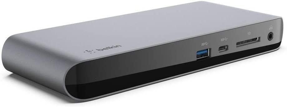 Belkin F4U097vf Thunderbolt 3 Dock Pro w/ 2.6ft Thunderbolt 3 Cable 4K 40 Gbps 85 W 
