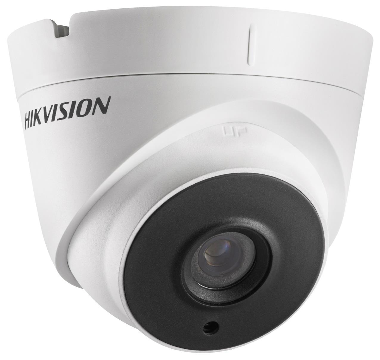 Hikvision 5MP 2.8mm fixed lens PoC EXIR turret camera 40m IR White