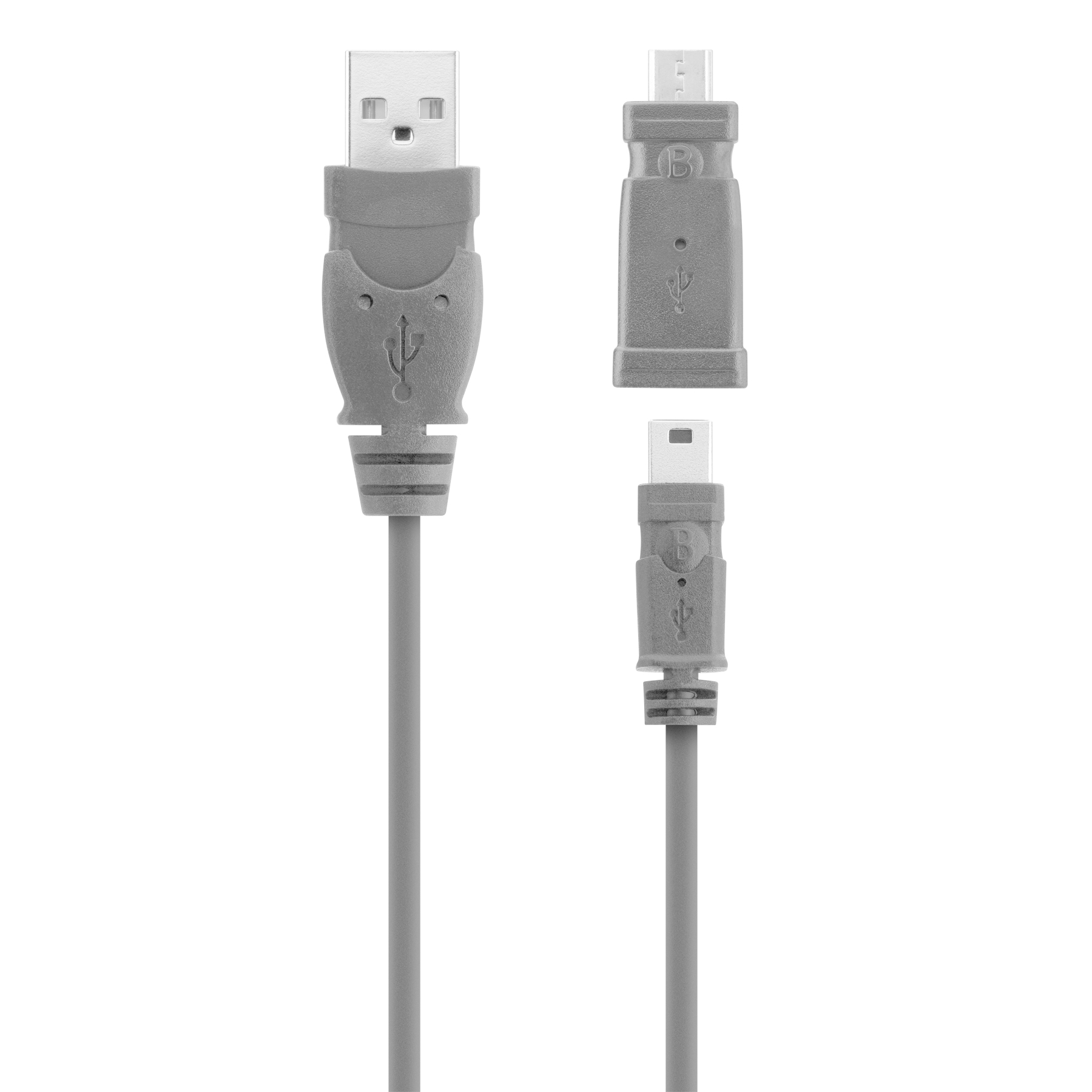 Belkin USB - mini-USB/micro-USB USB cable 1.8 m 2.0 USB A Mini-USB B Black