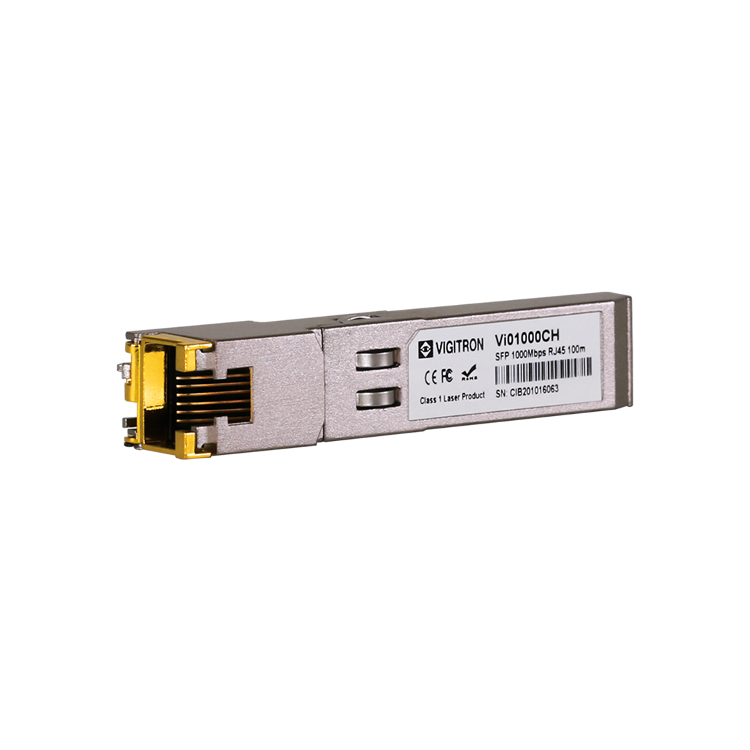 Vigitron MaxiiFiber 1000Mbps RJ45 Copper Transceiver - SFP Vi01000CH