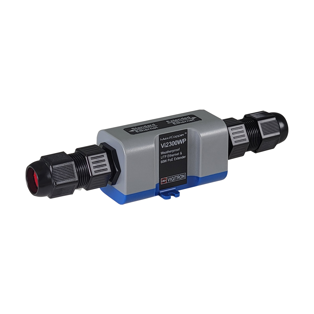 Vigitron 1-Port MaxiiCopper Weatherproof IP67 Ethernet Extender over UTP - Vi2300WP