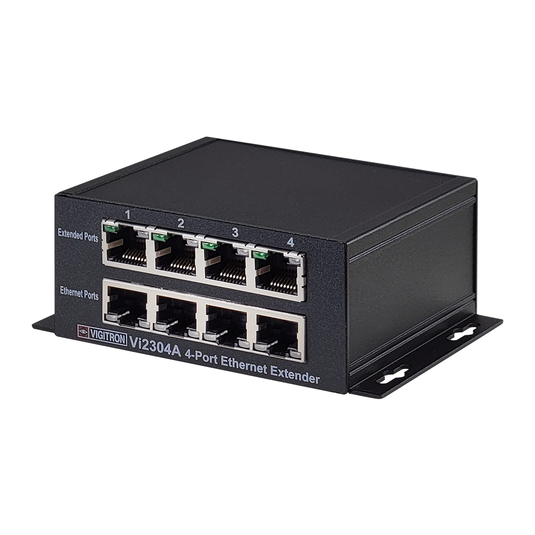 Vigitron 4-Port MaxiiCopper 4-Port Ethernet Extender over UTP - Vi2304A