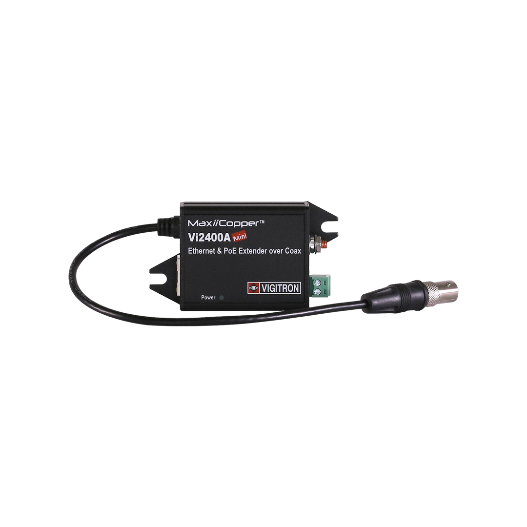Vigitron 1-Port MaxiiCopper Ethernet Extender over Coax - Vi2400A