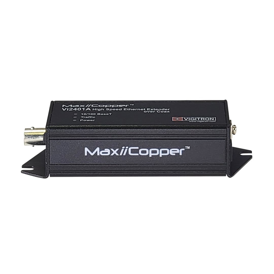 Vigitron 1-Port MaxiiCopper Ethernet Extender over Coax - Vi2401A