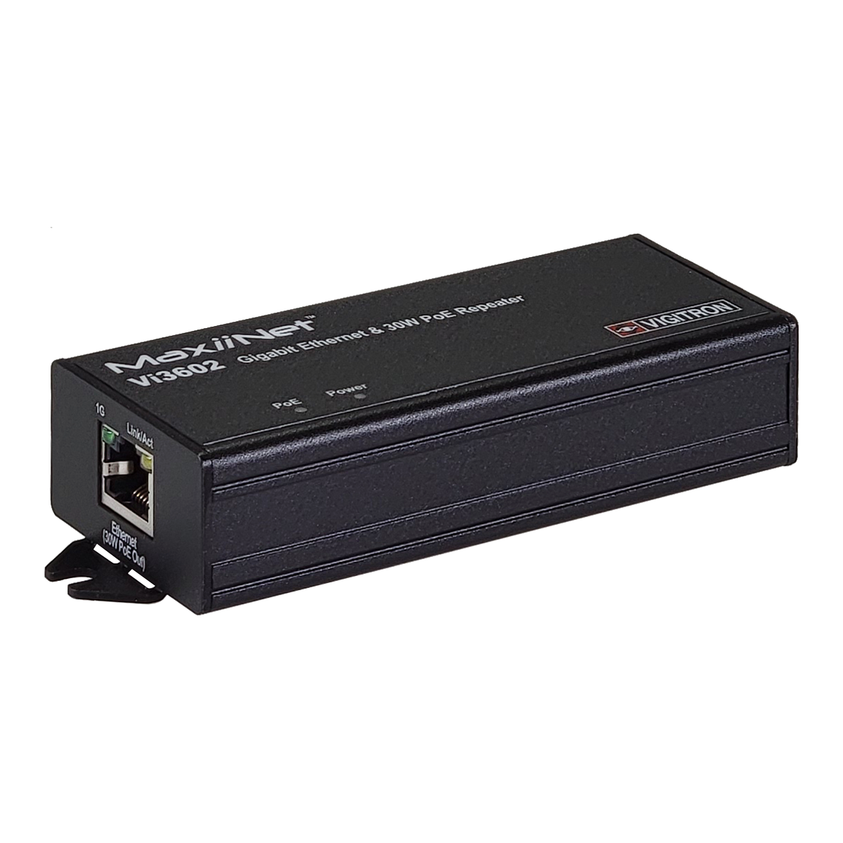 Vigitron MaxiiNet Vigitron Ethernet & af/at 60W PoE Repeater, Hardened - Vi3602