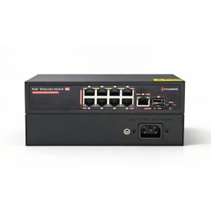 AVA 120W 8-Port 1000Mbps PoE CCTV Switch 250mSurge Protection 4KV Plug & play UK
