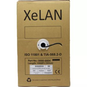 XeLAN 3000-0004 5E Cable U/UTP External Grade PE for CCTV 305m Box - Black