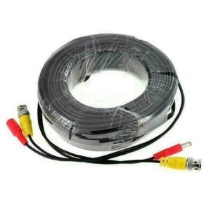 Pre Made BNC Video Cables 2 IN 1 DC Power For Upto CCTV 5MP Colour Camera  -10m