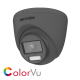Hikvision 3K fixed lens ColorVu PoC turret camera -Grey 