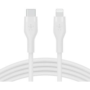 Belkin BoostCharge Flex Silicone USB Type C to Lightning Cable  for iPhone14/14 Plus 2m