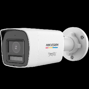 Hikvision 4K Smart Hybrid ColorVu 3.6mm PoC Mini Bullet  Analogue Camera With Built-in mic  -White