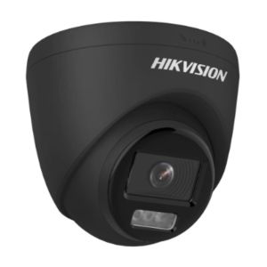 Hikvision 4K Smart Hybrid ColorVu 2.8mm PoC Turret Analogue Camera With Built-in mic  -Black DS-2CE72UF3T-LSYE(2.8mm)(EU)/Black