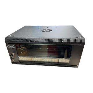 AVA 4u 600*450mm Deep Wall Mounted Data Cabinet For CCTV DVR NVR -Black