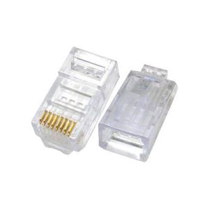 RJ45 Ethernet Crimp Plugs Cat5e Network End Connectors Single Plug