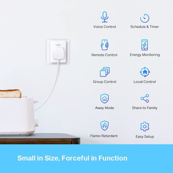 TP-Link Tapo Smart Plug Wi-Fi Outlet, Works with Alexa (Echo and Echo Dot), Google Home, Wireless Smart Socket, Device Sharing, Without Energy Monitoring, No Hub Required - Tapo P100 (2-Pack TP-Link Tapo Smart Plug Wi-Fi Outlet, Works with Alexa (Echo and Echo Dot), Google Home, Wireless Smart Socket, Device Sharing, Without Energy Monitoring, No Hub Required - Tapo P100 (2-Pack