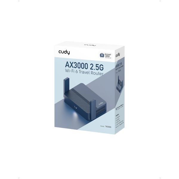 Cudy TR3000 ポケットサイズ WiFiルーター Amazon.com: Cudy TR3000 Pocket-Sized Wi-Fi 6 Wireless 2.5Gb