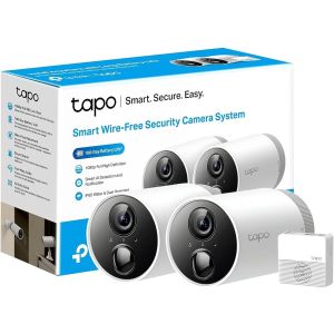 Tapo Smart Tapo C400S2 Smart Wire-Free Security Camera System 2-Camera System AI Detection KIT 