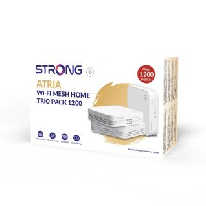 STRONG ATRIA AC1200 Whole Home Mesh Wi-Fi System up to 5,000sq.ft UK 3 Pack