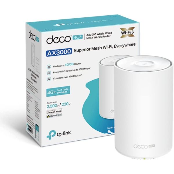 TP-LINK Deco X50 AX3000 Whole Home Mesh Wi-Fi System - 3 Pack