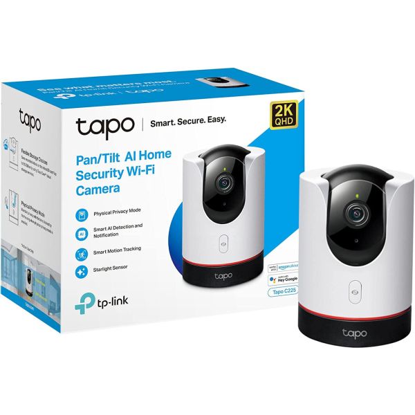 Tapo Pan/Tilt Security Camera (Tapo C200 Twin) + Smart Plug (Tapo  P100(2-pack))