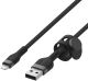 Belkin BoostCharge Pro Flex Braided USB Type A to Lightning Cable 3M MFi Certified -Black