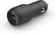 Belkin 37W Dual Port Fast Car Charger USB Type C 25W PPS and USB A 12W For iPhone and Sumsung 