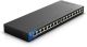 Linksys LGS116P 16 Port Gigabit Unmanaged Network POE Switch with 8 POE+ Ports 80W 