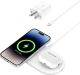 Belkin BoostCharge Pro 2-in-1 Magnetic Wireless Charging Pad with Qi2 15W iPhone 16/15/14