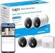  TP-Link Tapo C400S2 Smart Wire-Free Security Camera System, 2-Camera System KIT