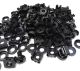 AVA M6 Cage Data Cabinet M6 Cage Nuts, Cup Washers & Screws- Black 50 pcs