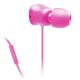 Belkin PureAV 002 Noise Isolating in Ear Headphones with Microphone Remote - Pink
