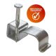 6mm Metal Cable Metal Flat T&E Clip Clips (100 per pack) 