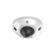 Hikvision AcuSense 6MP fixed lens mini dome camera with IR & built in mic 4mm