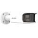 Hikvision AcuSense 8MP panoramic fixed lens ColourVu bullet with audible warning and strobe light - White